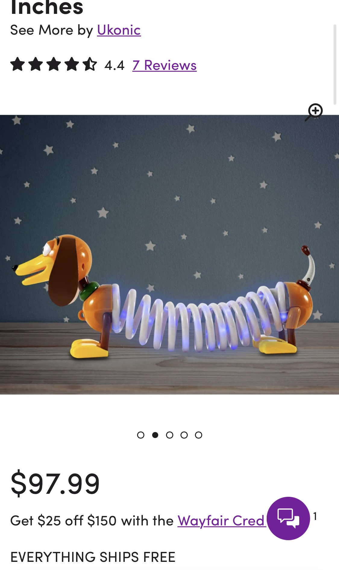 Disney Pixar toy dog light 🧡 image indicator(3)