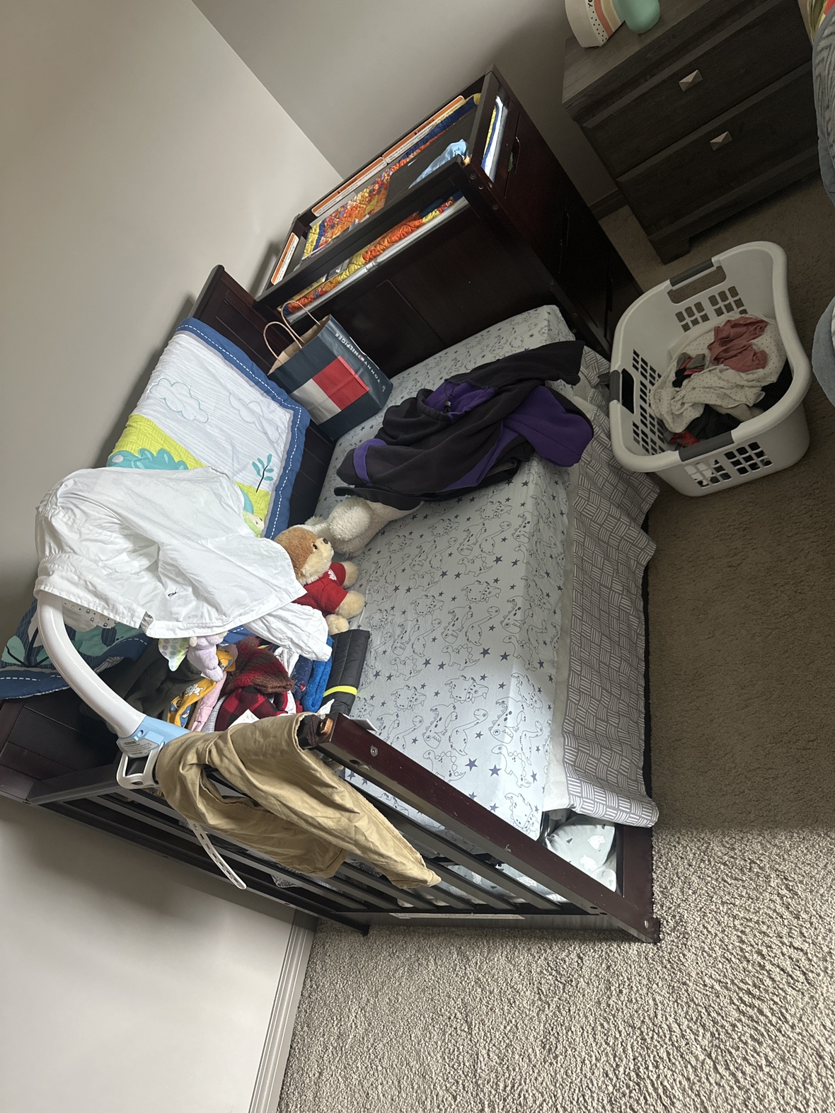 Crib with mattress