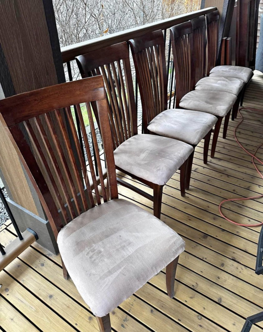 Dining Room Table with Leaf Extension & 6 chairs - photo 2