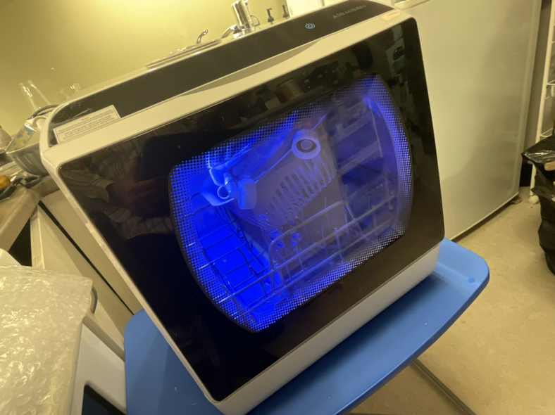 Barely Used AIRMSEN Portable Countertop Dishwasher + Detergent