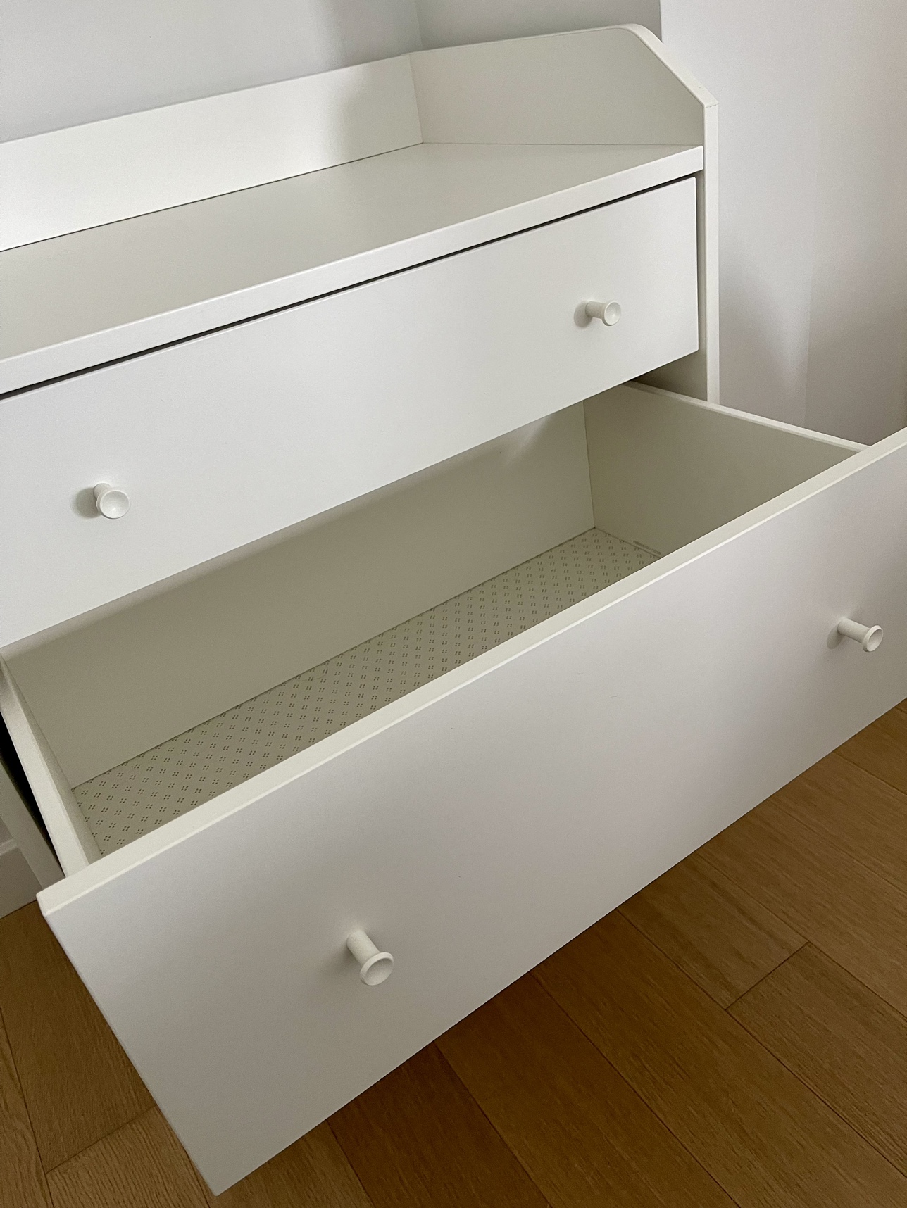 IKEA HAUGA 3-drawer chest, white, image indicator(4)