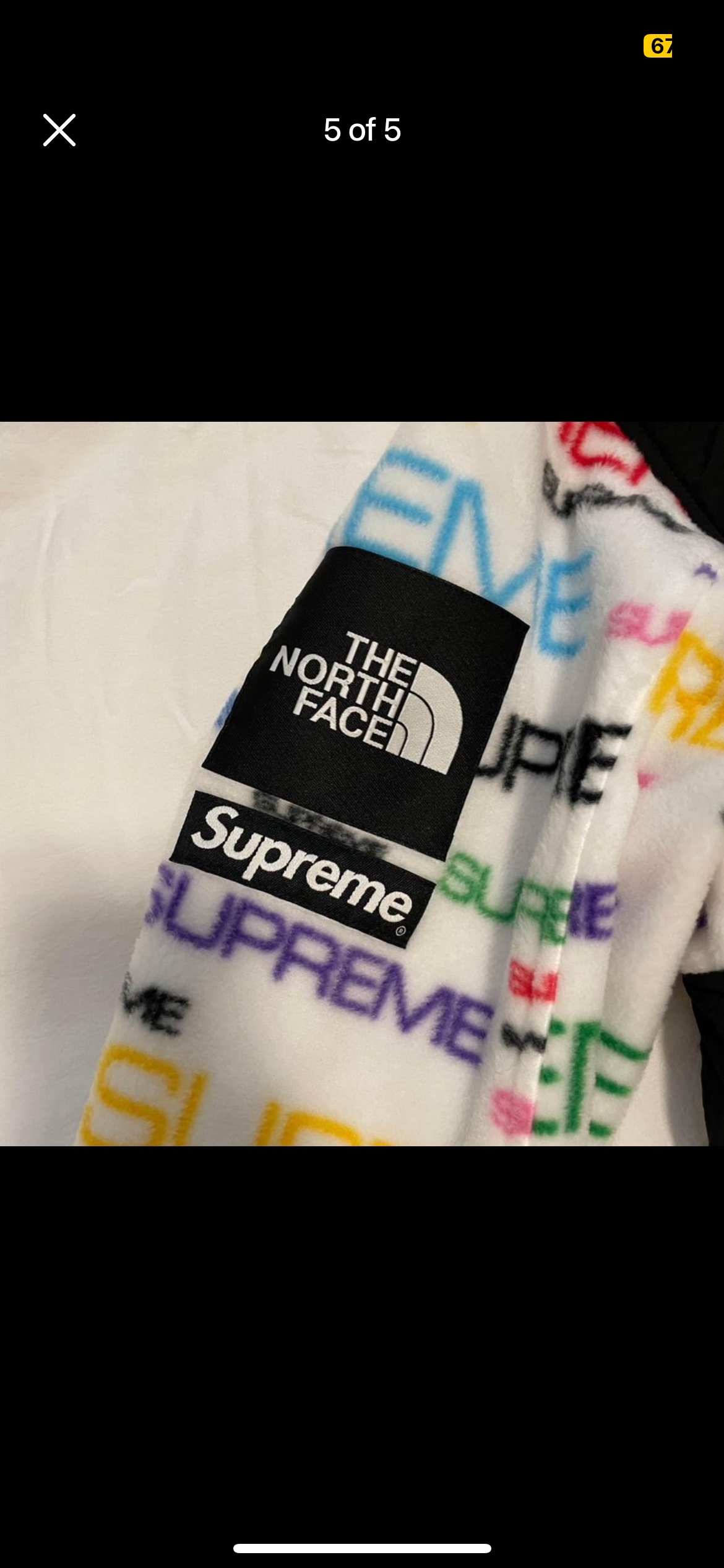 Supreme x North face steep tech fleece BNWT - photo 5