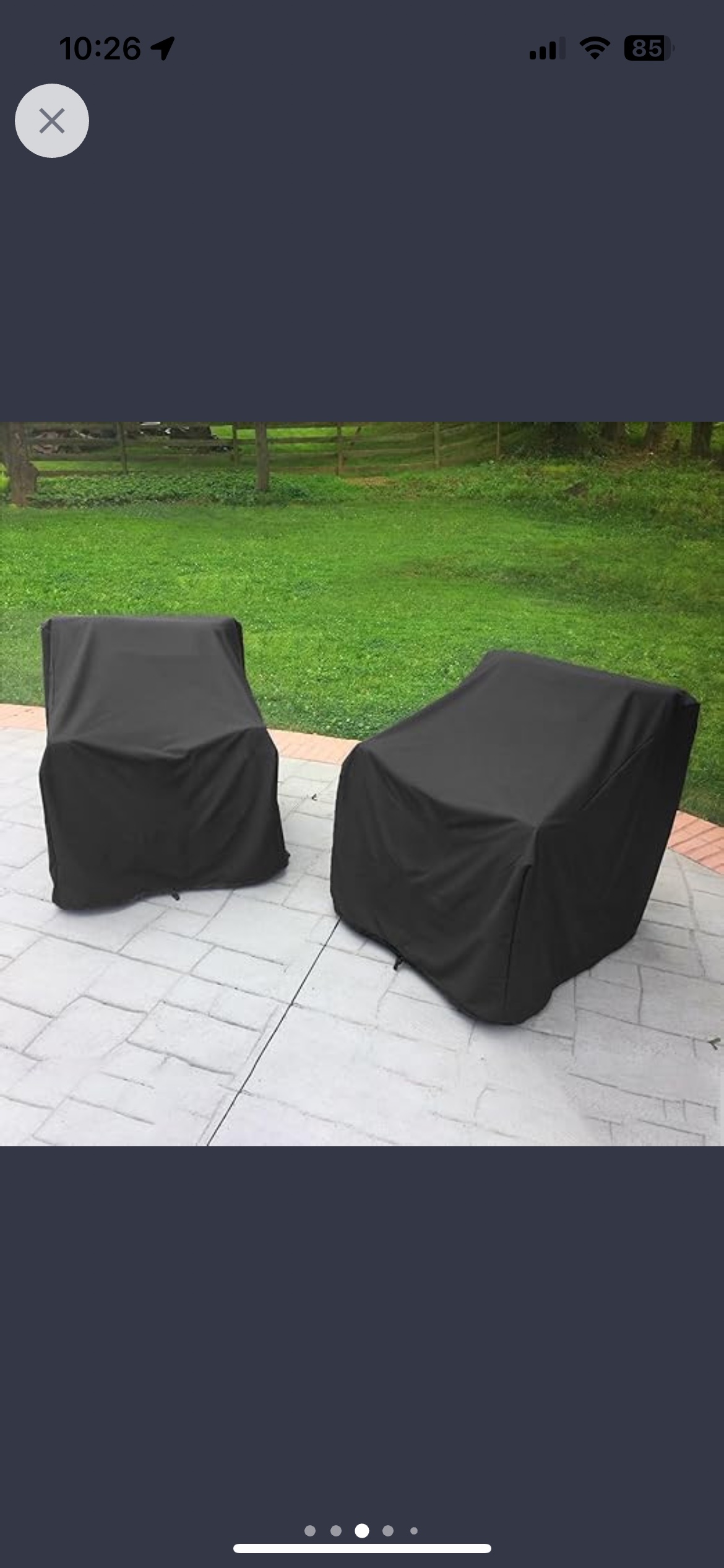 Patio Chair Covers Waterproof 2 Pack - Heavy Duty Outdoor Furni - photo 3