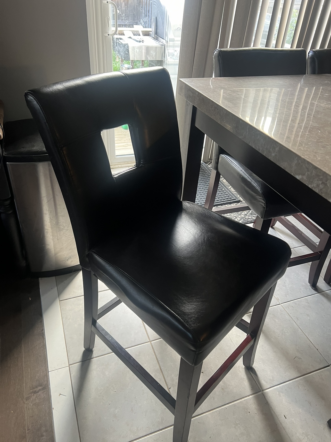Large Granite Dining Set - photo 2