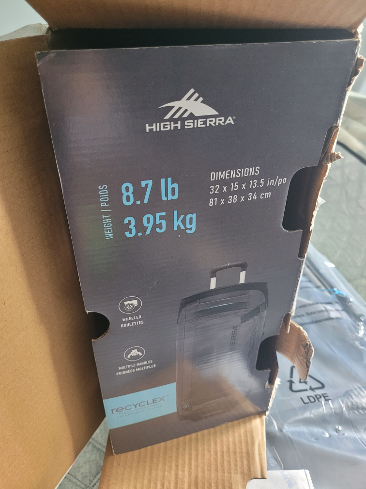 High Sierra 32" Drop Bottom Duffle Carry-On Luggage image indicator(2)