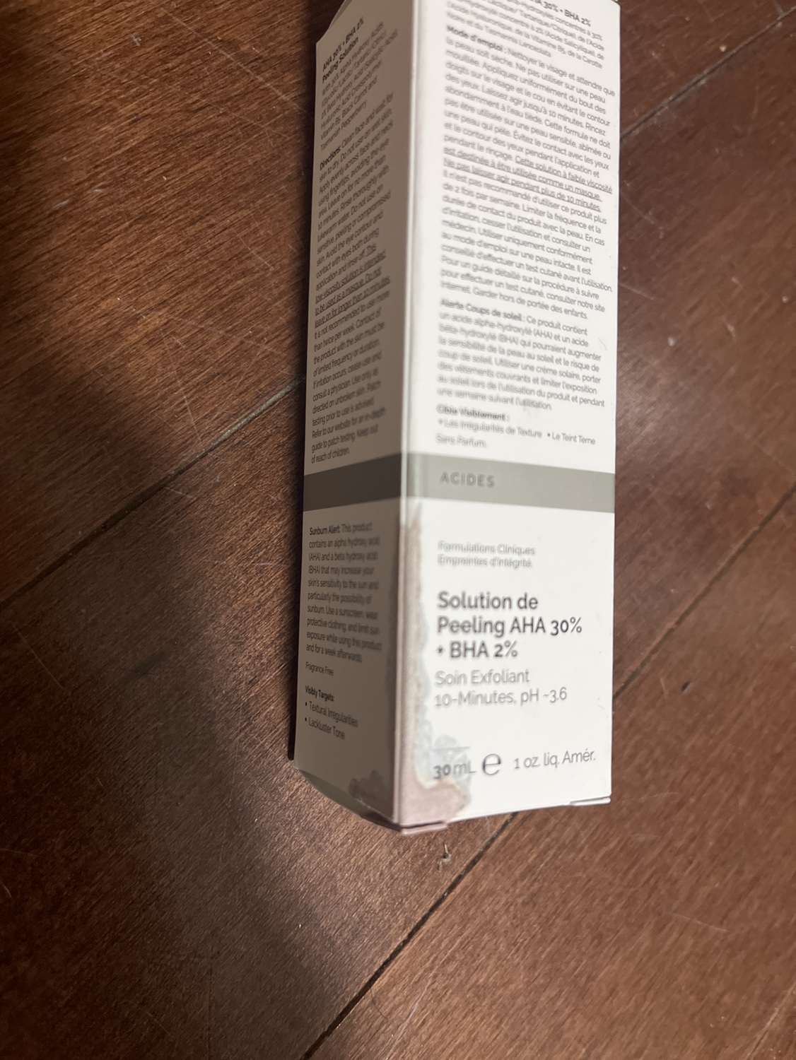 The Ordinary AHA30% BHA2% peeling solution image indicator(2)