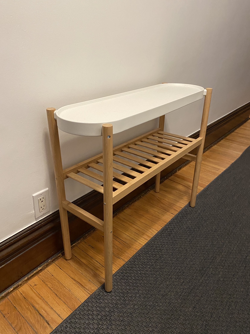 White side table