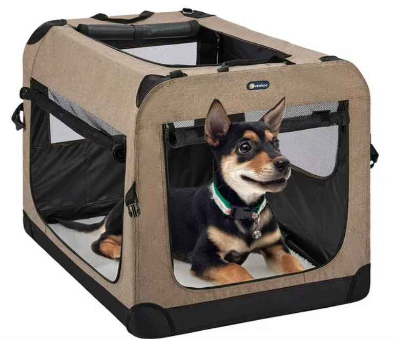 Veehoo Folding Soft Dog  Crate thumbnail