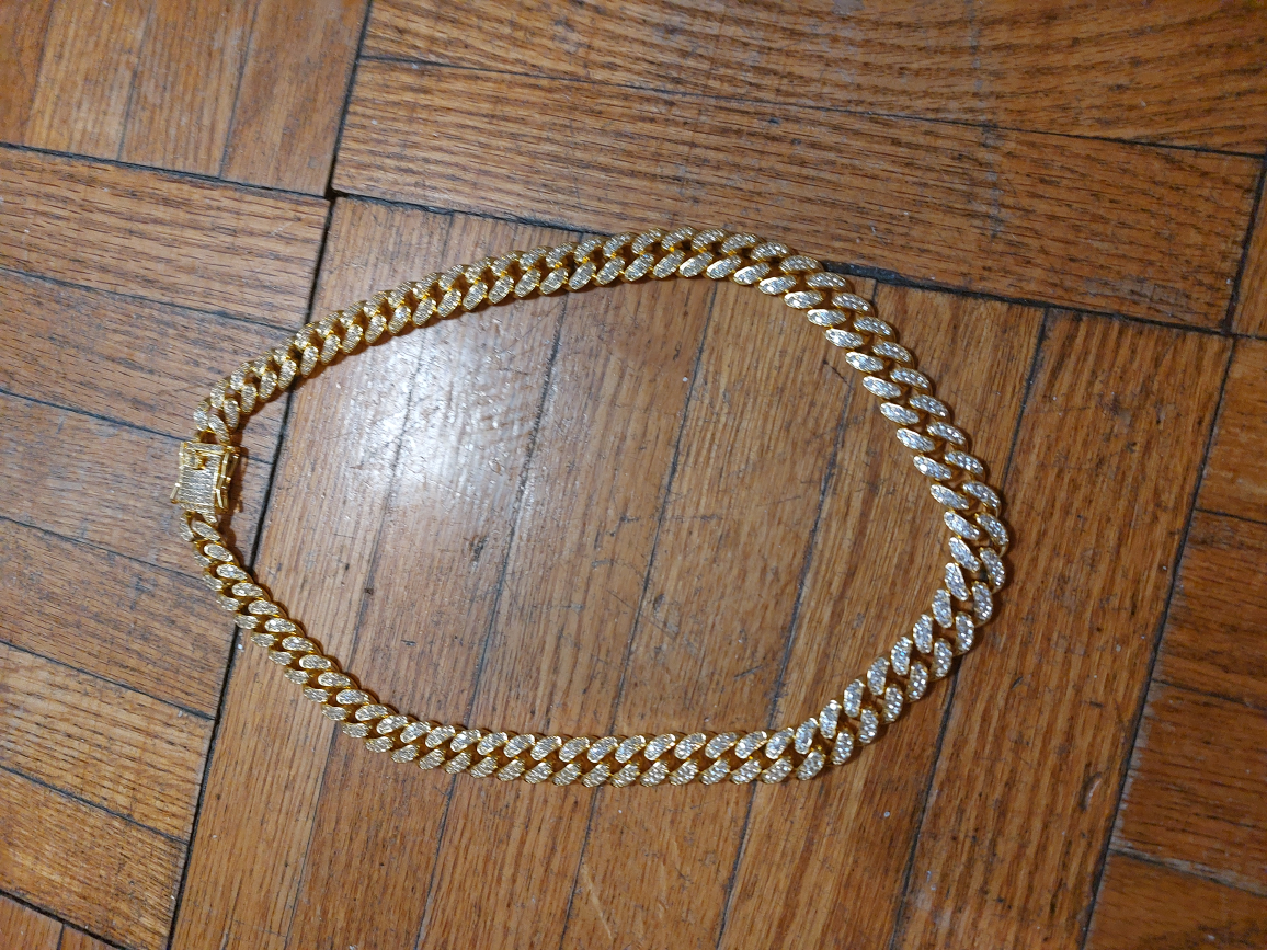 GOLD COLOR SIRCON NECKLACE image indicator(2)