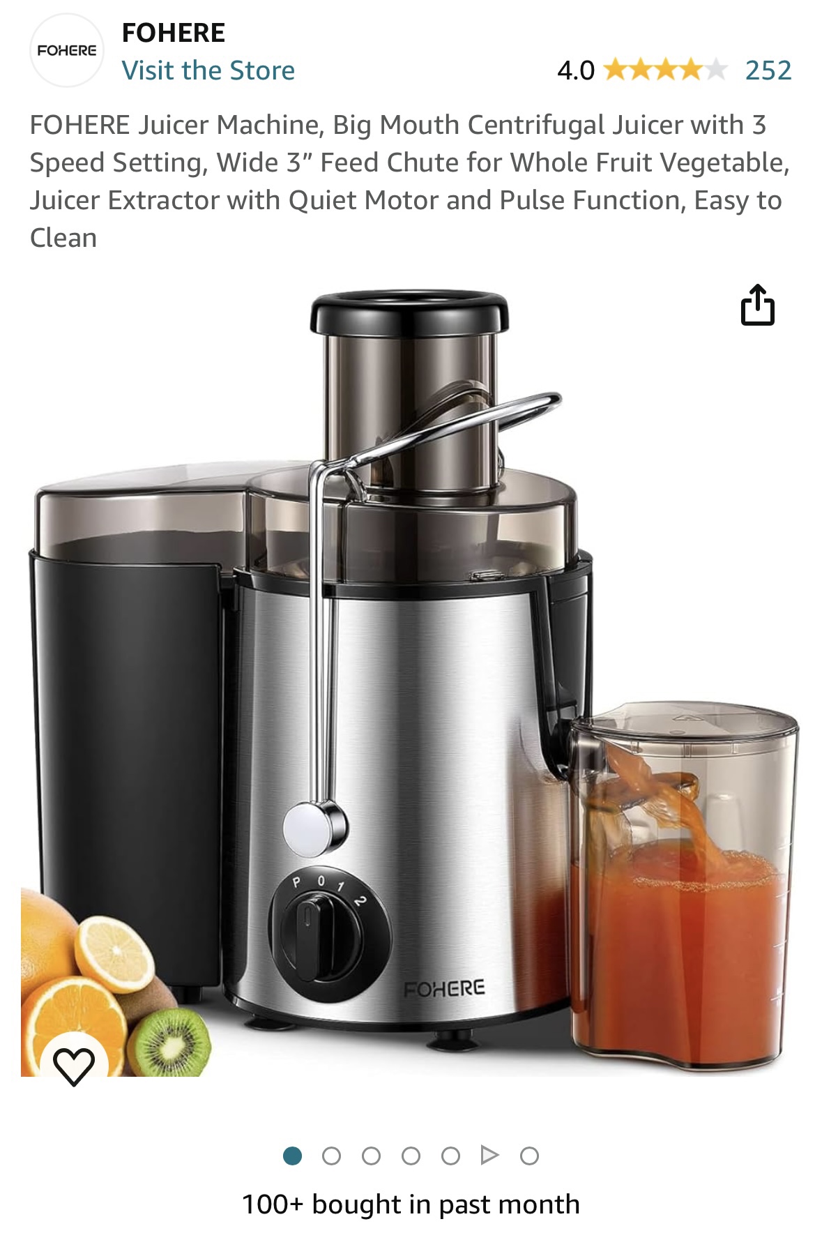 FOHERE Juicer Machine