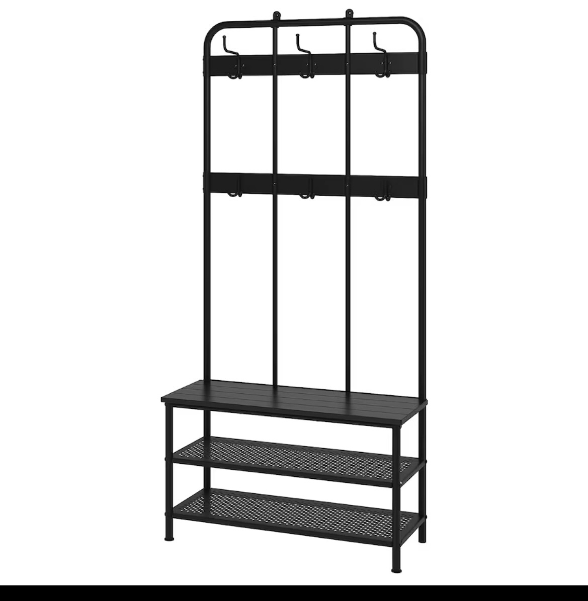 Coat and shoe rack
