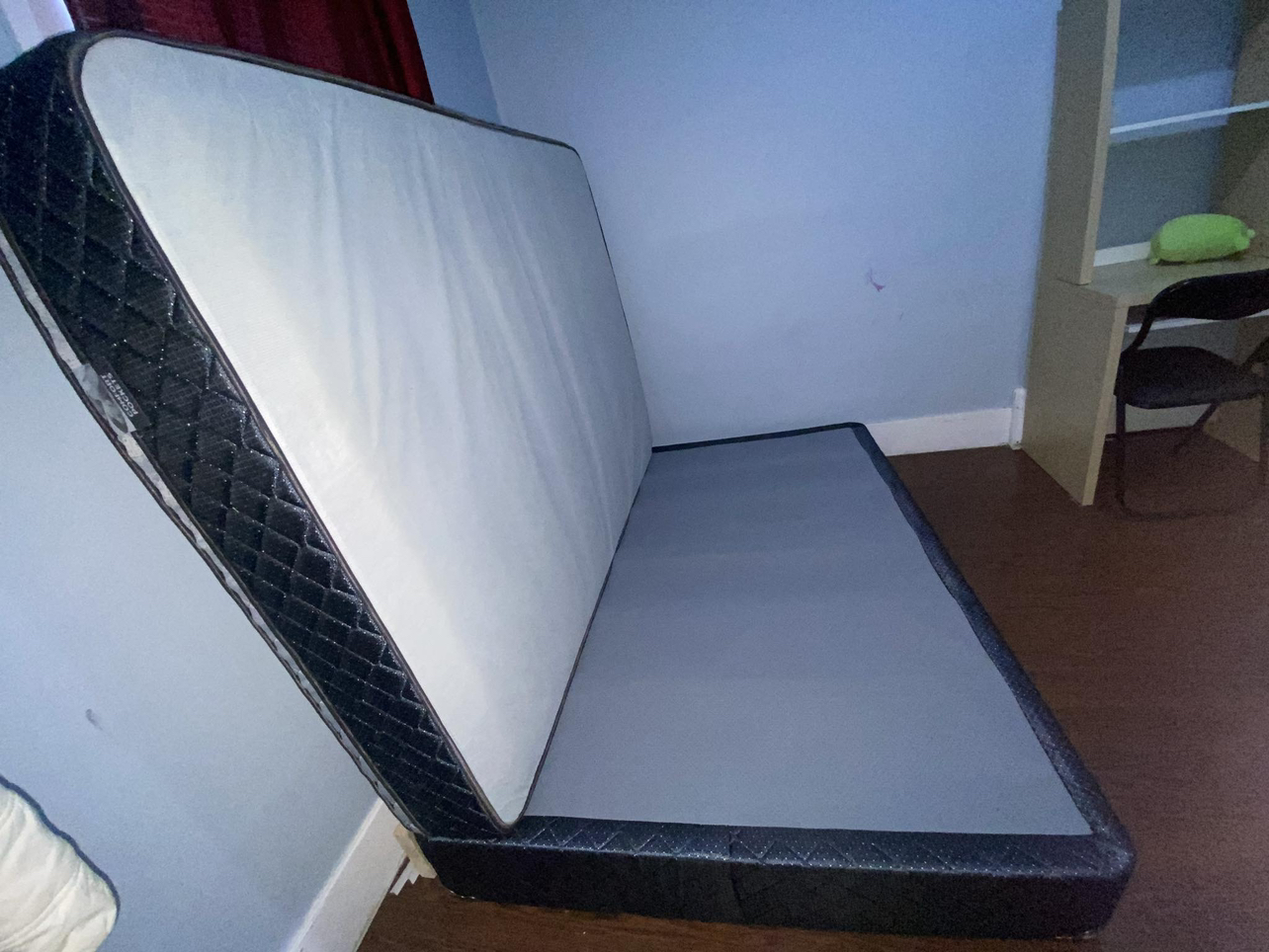 Double size bed Mattress and Frame - photo 4