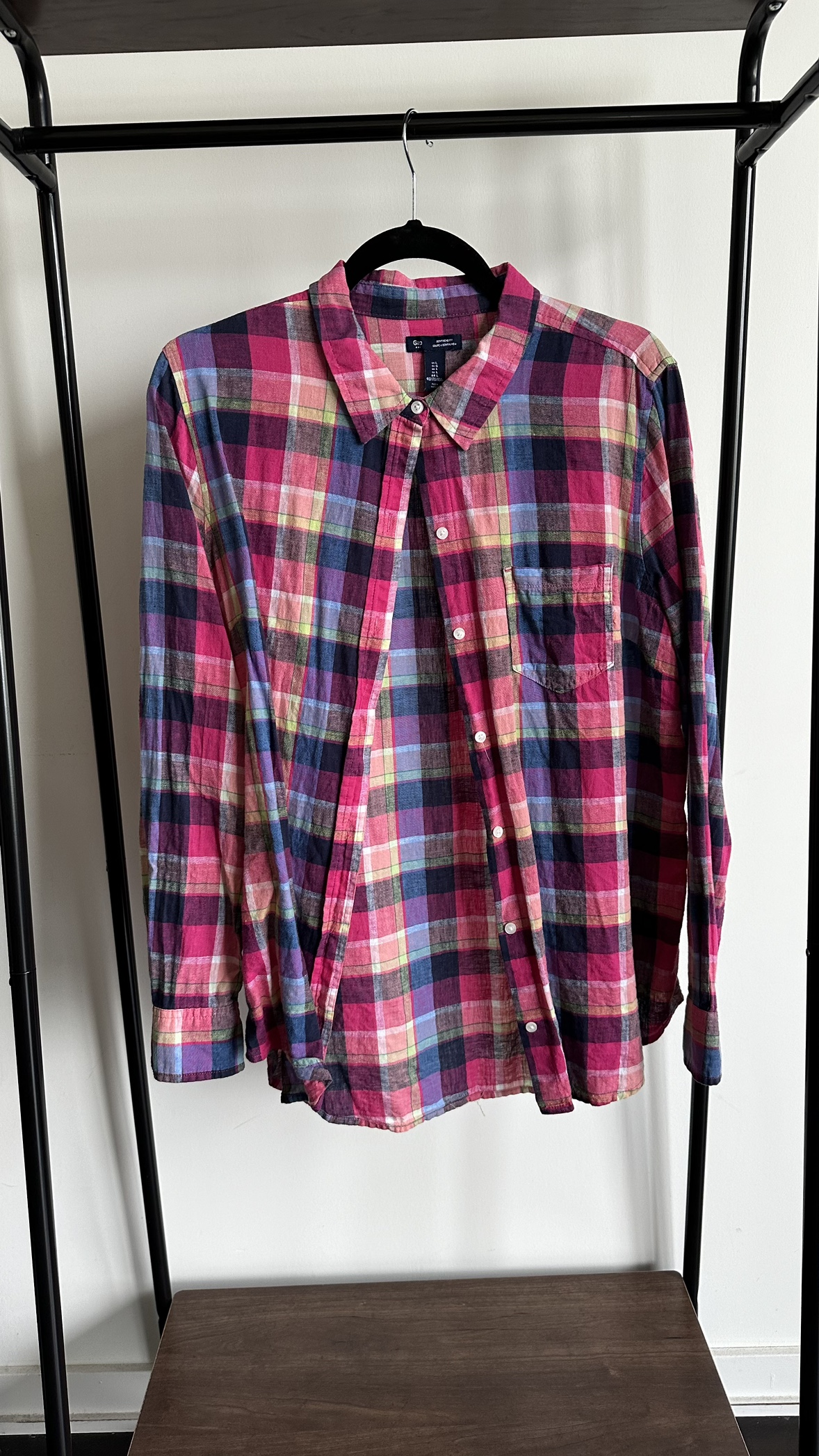 Gap plaid shirt thumbnail