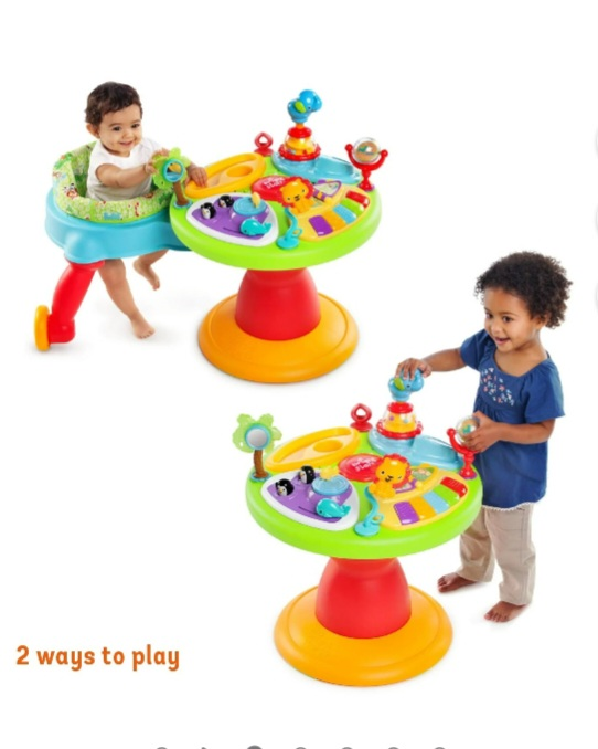 Bright Start 360 Around We Go Activity Centre & Xtra Riding toy