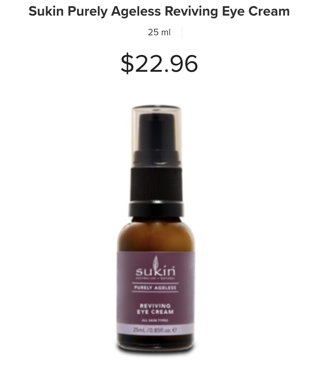 Sukin reduce fine lines/ dark circle eye cream (natural & vegan) image indicator(3)