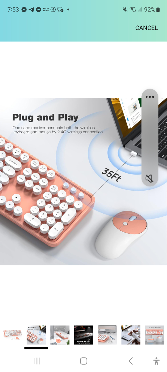 Brand new wireless keyboard and mouse combo - photo 2