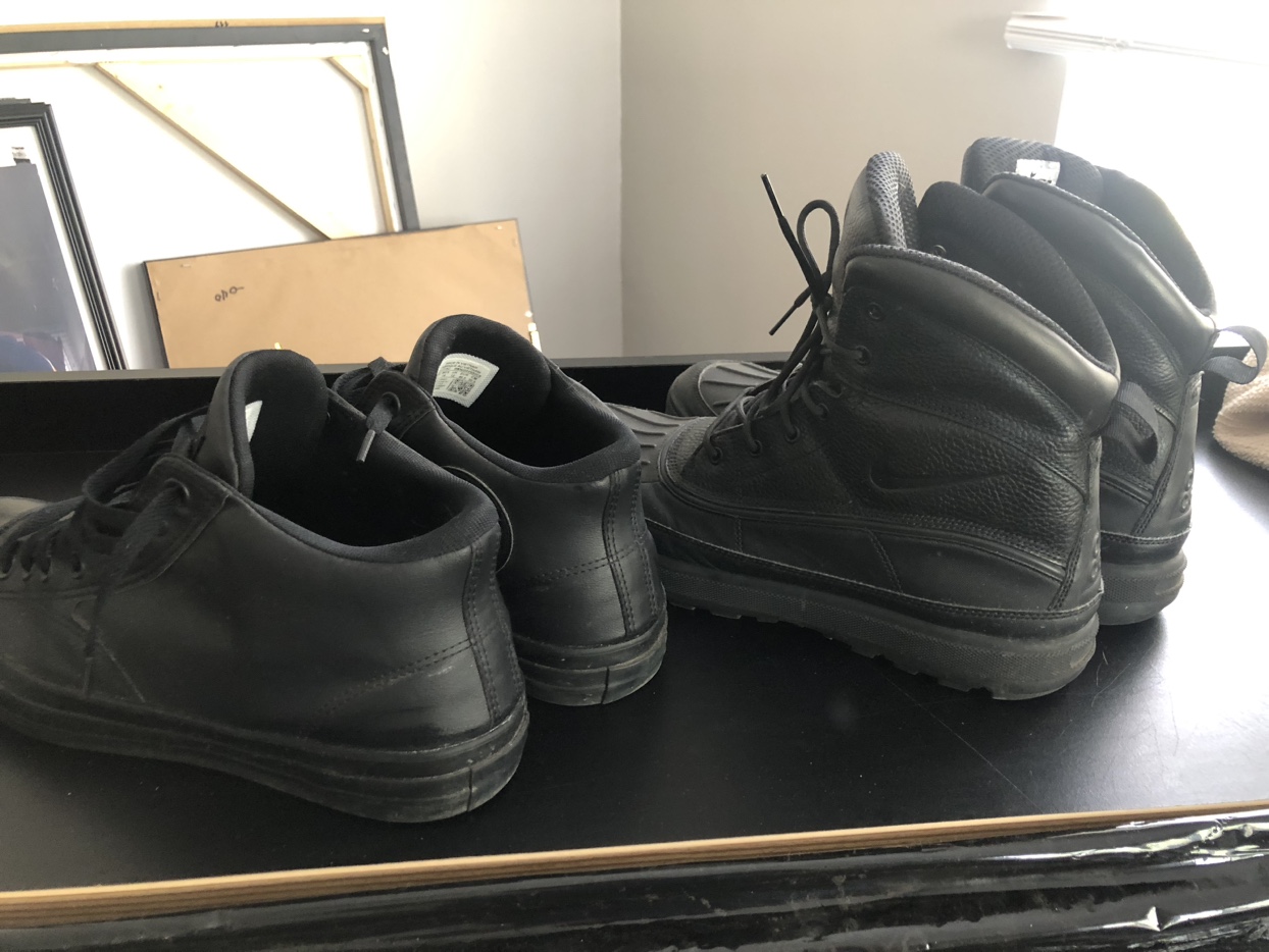 Size 12 - Nike boots and Converse mid tops - photo 4