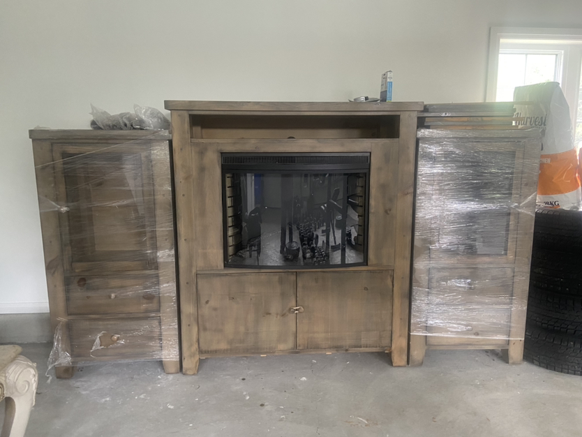 Fireplace unit with 2 end units - photo 2