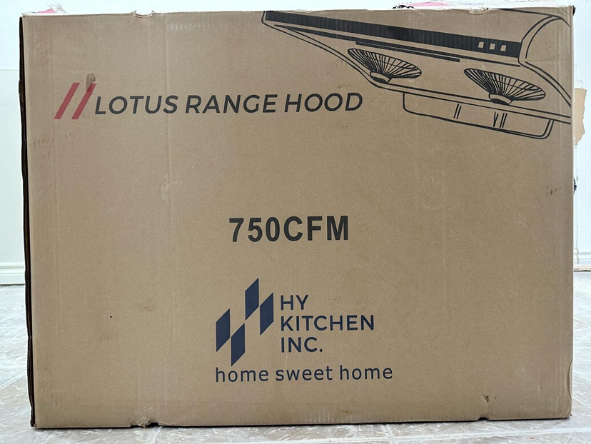 Lotus Range Hood 750 CFM