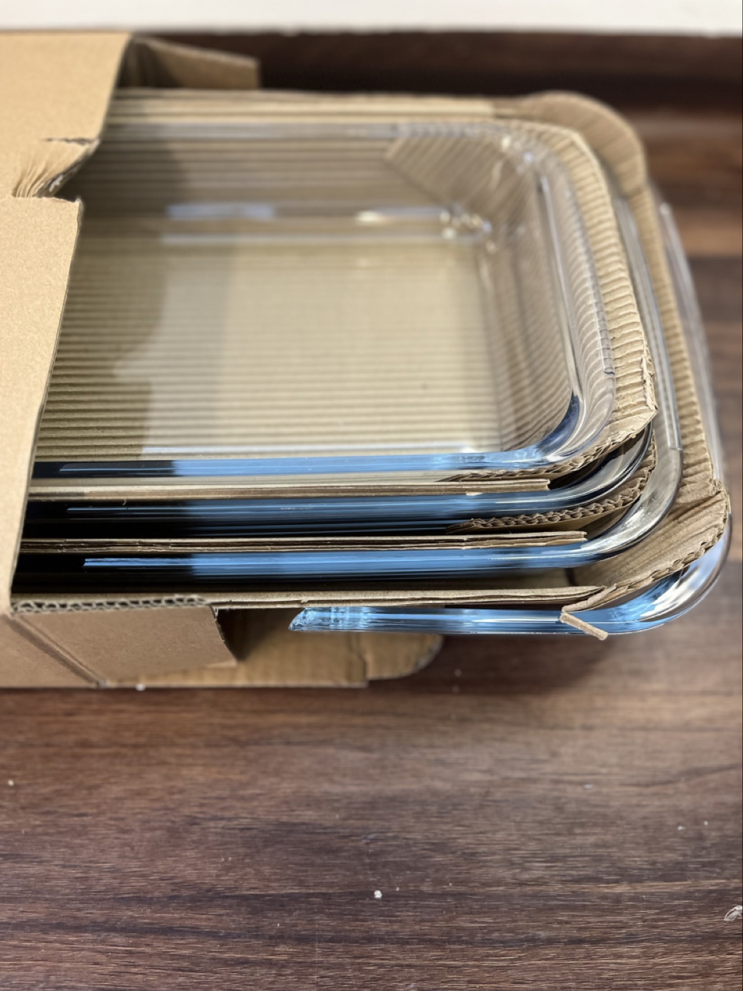 Nutrichef 3 sets glass bakeware#470 image indicator(3)