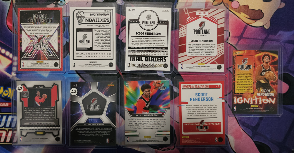 #1 2023-24 NBA Basketball Trailblazers Scoot Henderson RC Lot image indicator(2)