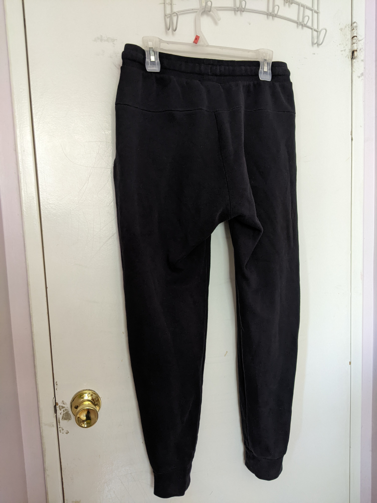 Nike Air Workout Jogging Black Sweatpants Size Small image indicator(2)