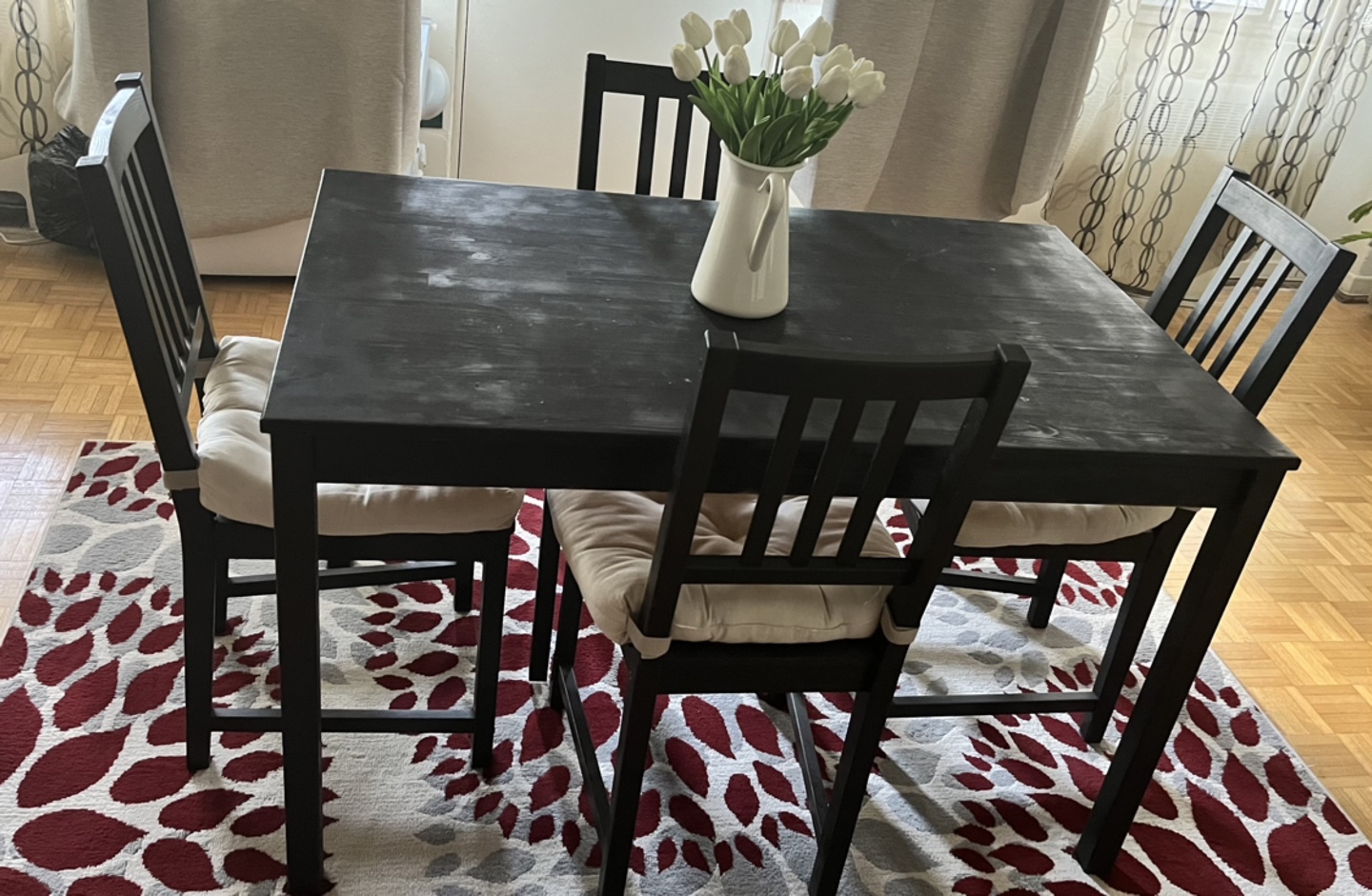 Table and chairs