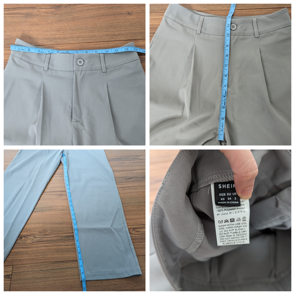 Size 2 XS Work Pants Wide Leg image indicator(3)