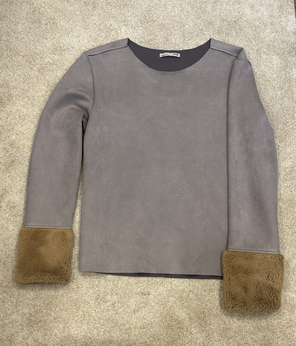 Suede Sweater