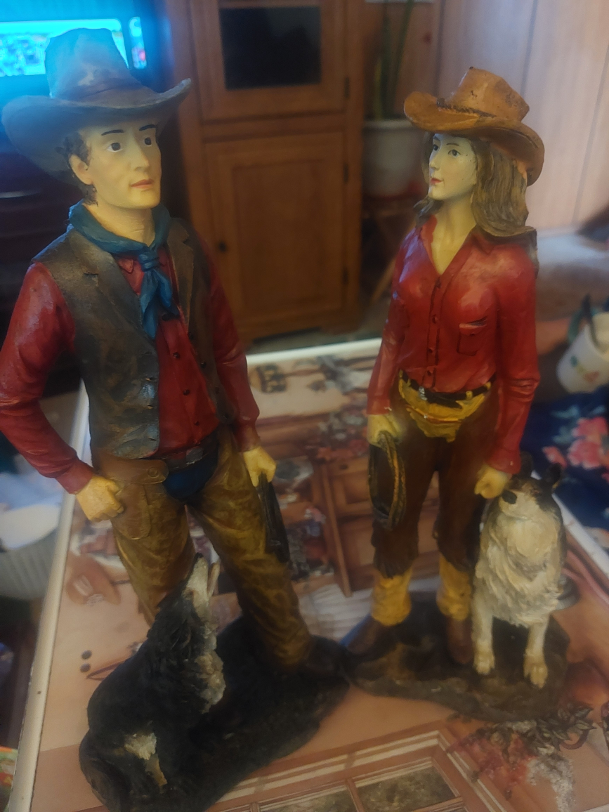 antique cowboys adult pair