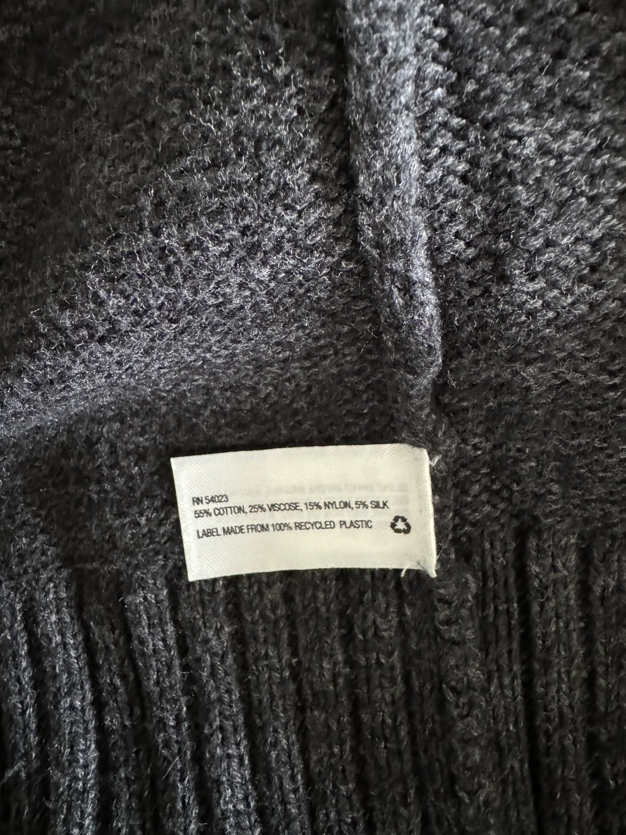 GAP men’s full zip sweater, dark grey, Large 🧡 image indicator(5)