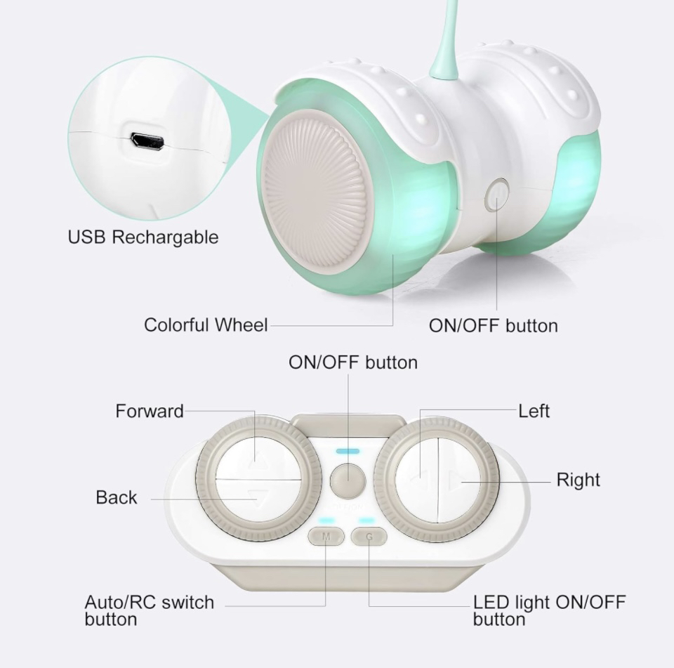 Automatic Cat Toys Interactive Cat Feather Toys, image indicator(8)