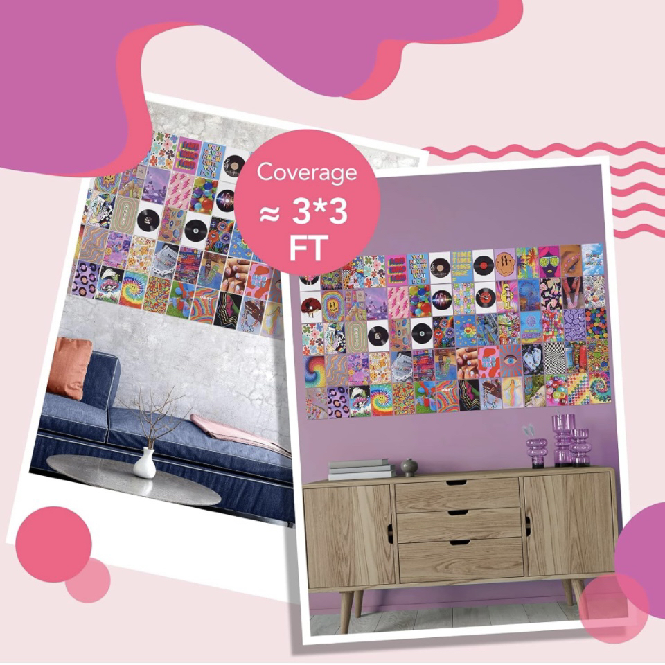 Wall Collage Kit for Aesthetic Pictures, 70 Set Photo image indicator(7)