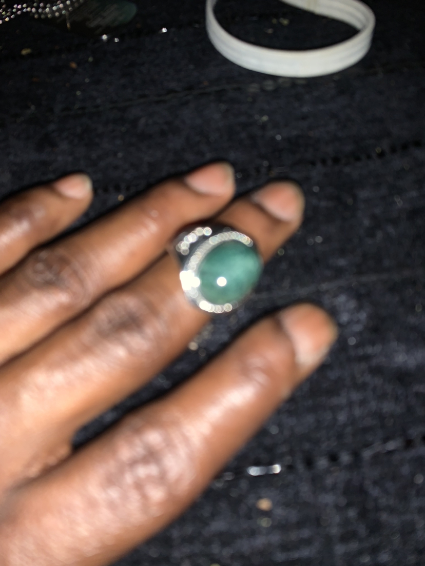 Spinel man crystal ring - photo 2