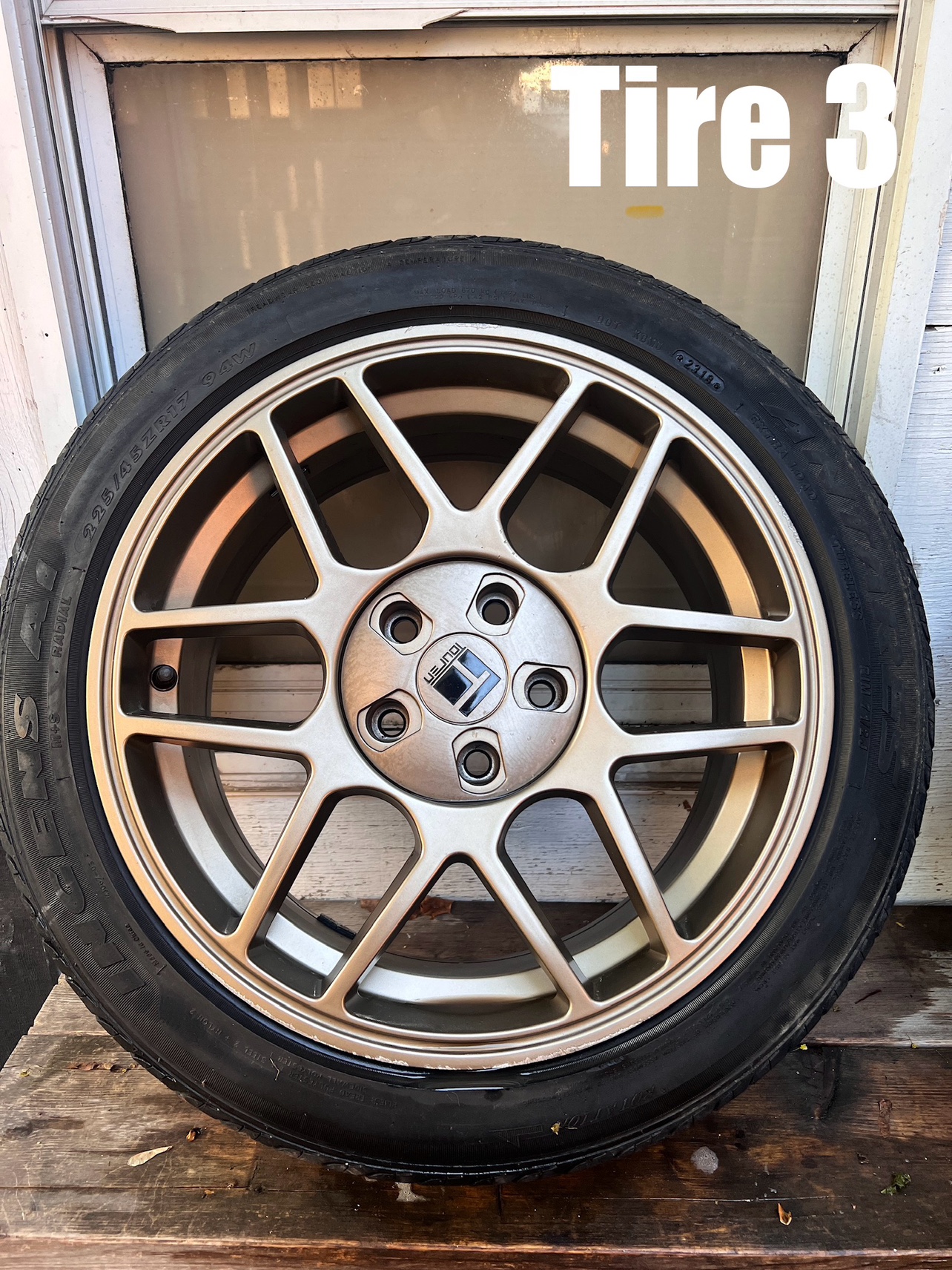 4 rims +tires R17 5x112 Bolt - photo 4