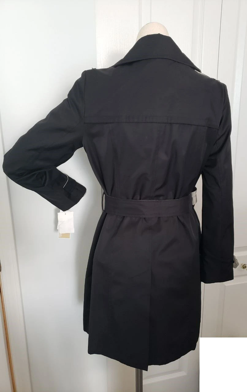 BNWT Michael Kors Black Trench Coat. small image indicator(3)