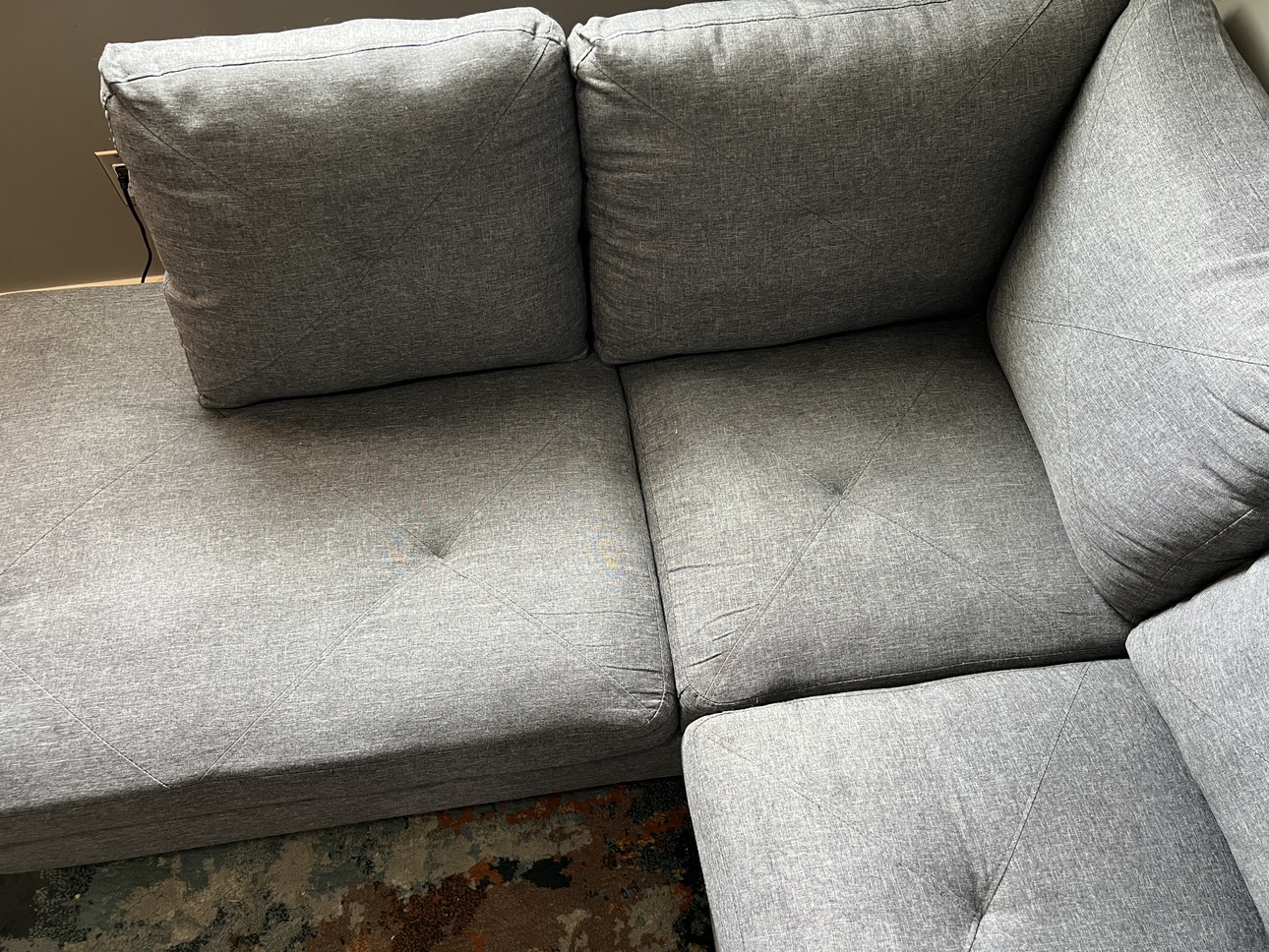 Sectional Sofa with Ottoman - photo 4