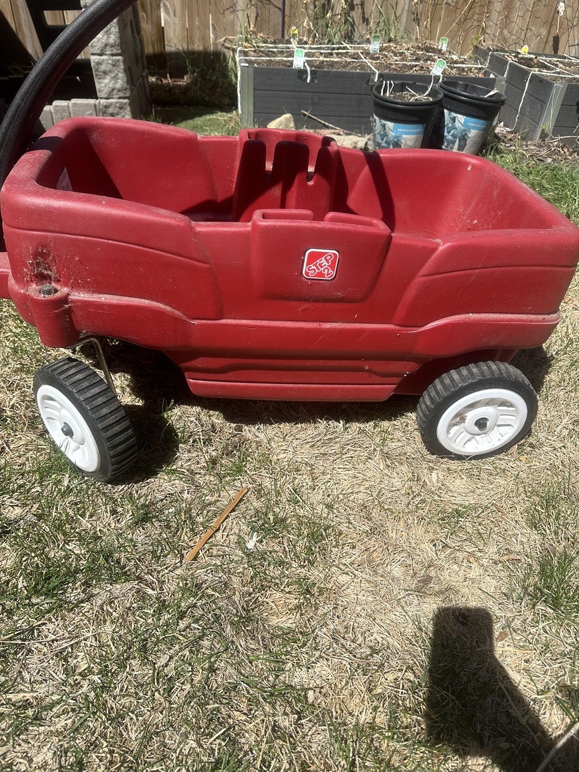 Kids red wagon