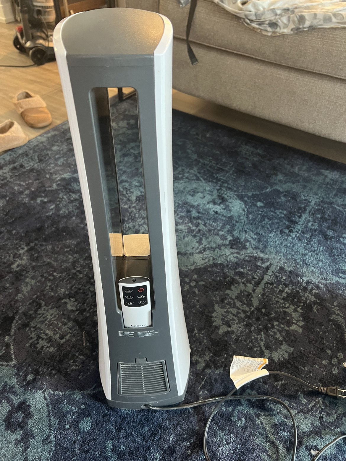 Ceramic heater oscillating bladeless 1500W with remote - photo 5
