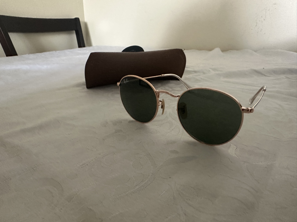 Used Ray Ban Sunglasses Unisex Rose Gold - photo 4