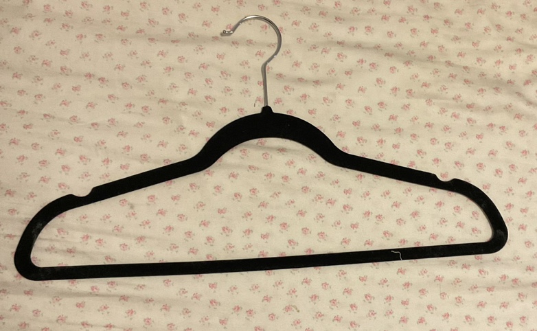 Like-new 45 Non-slip velvet clothes Hangers (Some never used) - photo 3