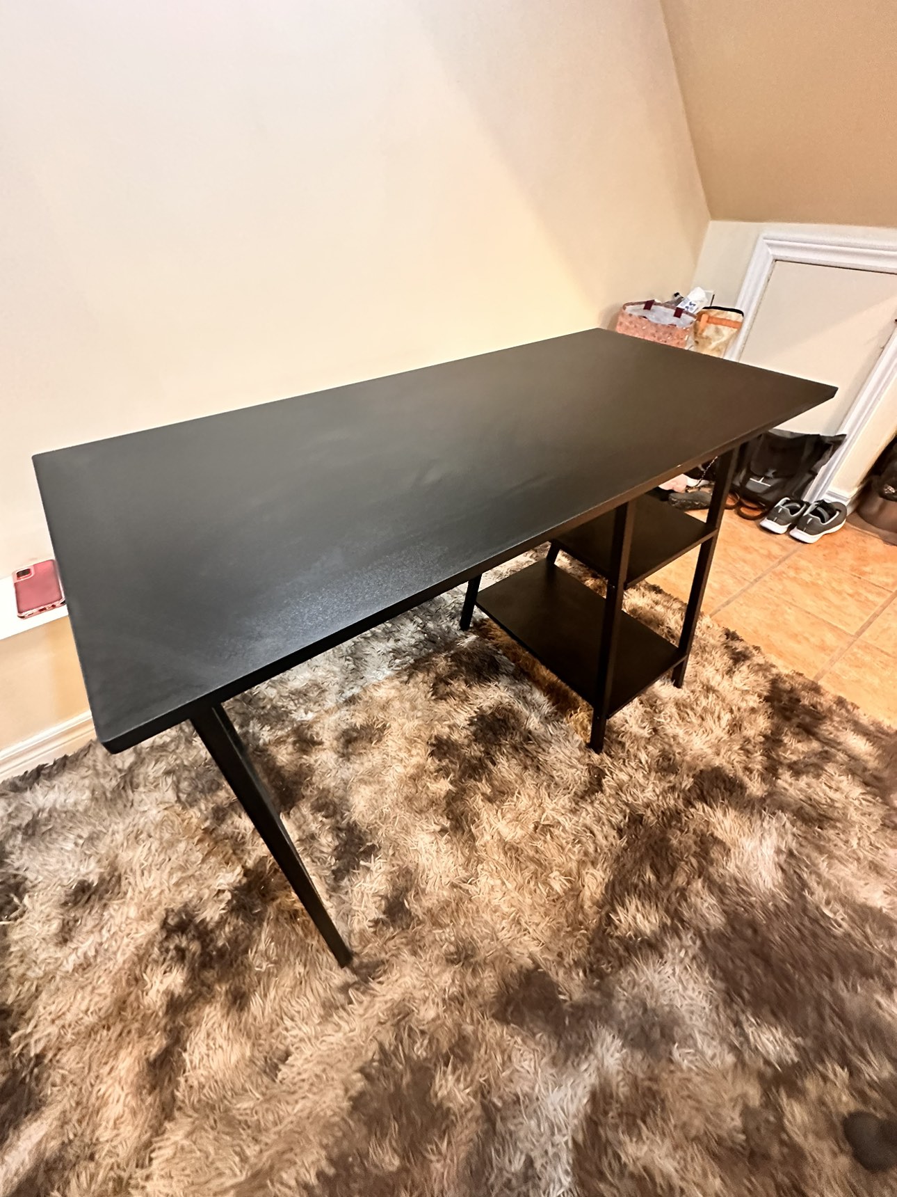 Office/Computer Desk with Storage Shelves (for Home/Office)