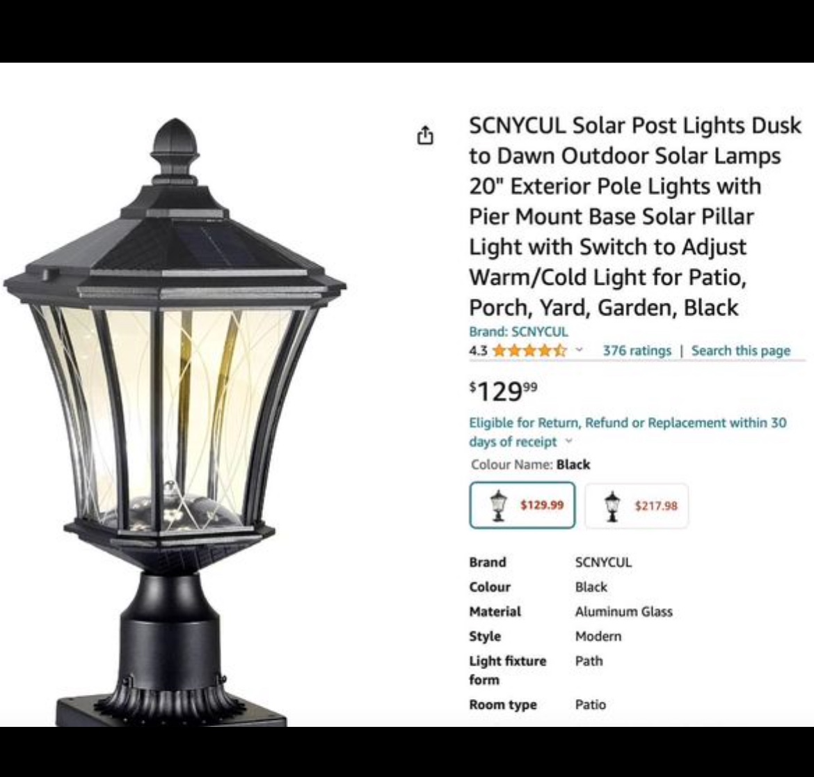 Post Lights Outdoor Post Lantern - photo 2