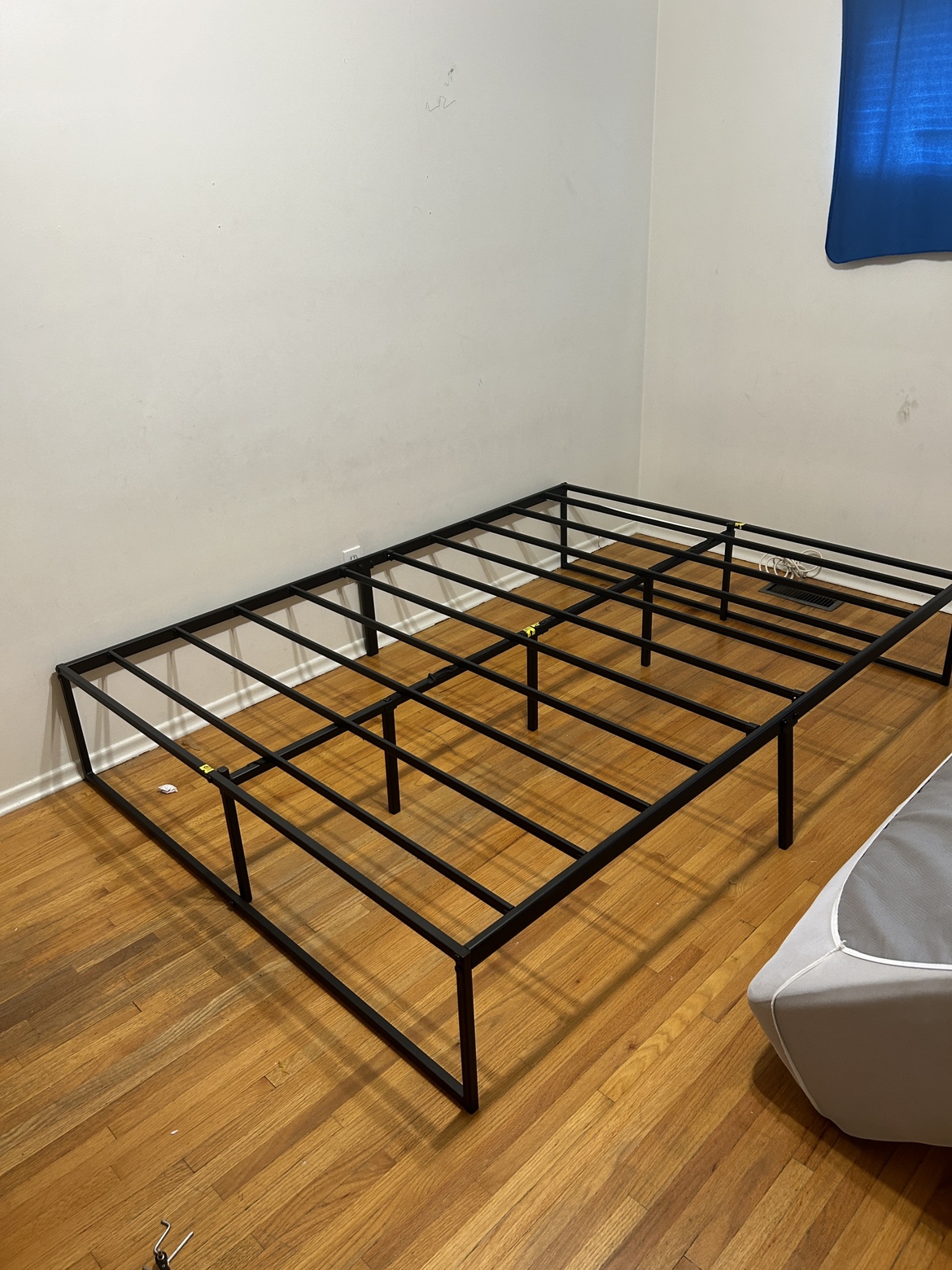 Queen metal bed frame