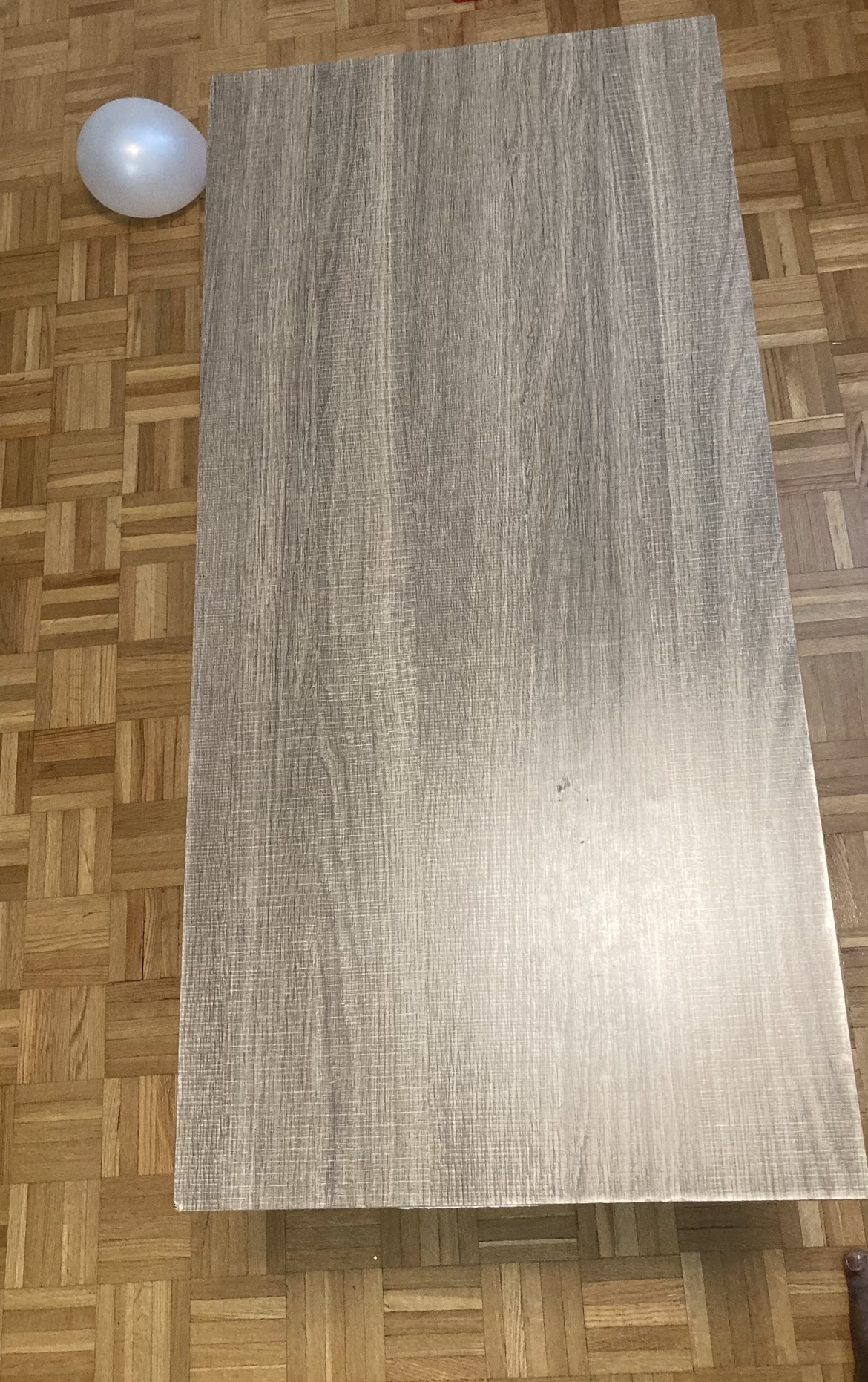 Wood pattern computer desk
