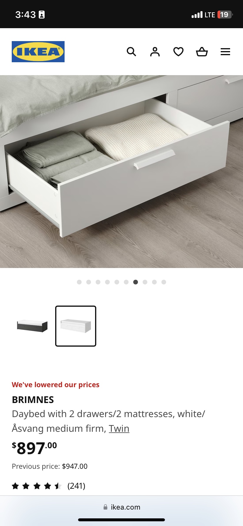Ikea Twin bed frame - photo 2