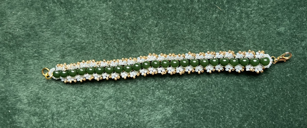🍉🇵🇸Beaded caterpillar bracelet (handmade)🇵🇸🍉FUNDRAISER - photo 4
