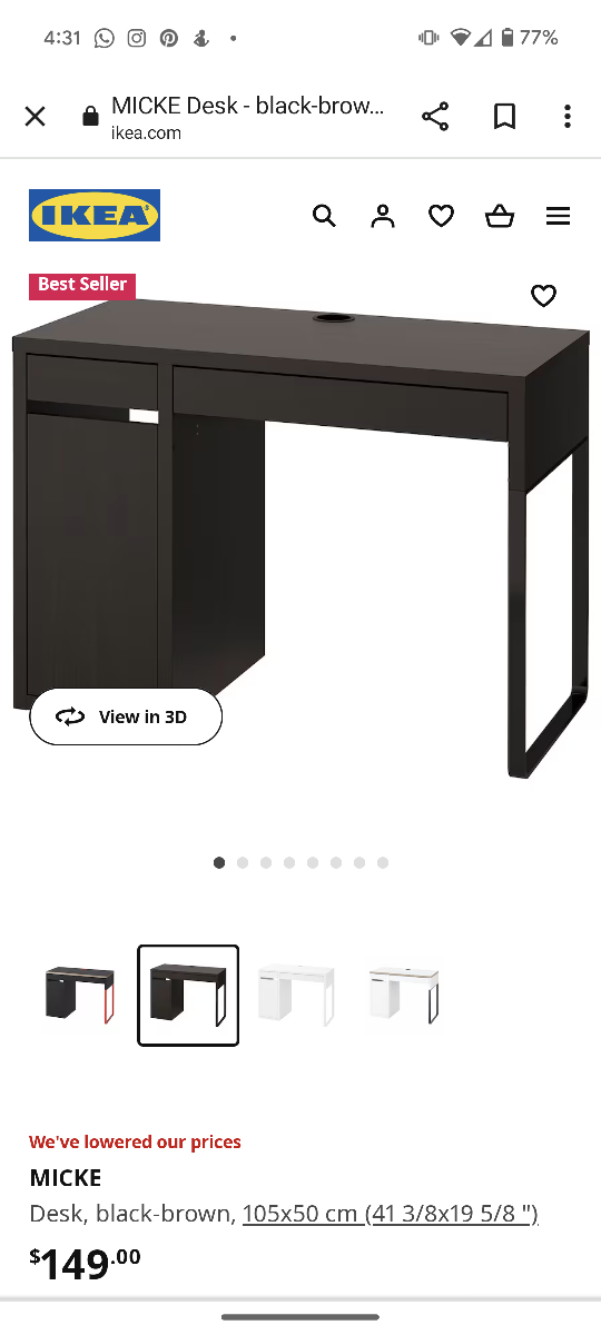IKEA desk (MICKE) - photo 4
