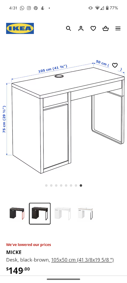 IKEA desk (MICKE) - photo 5