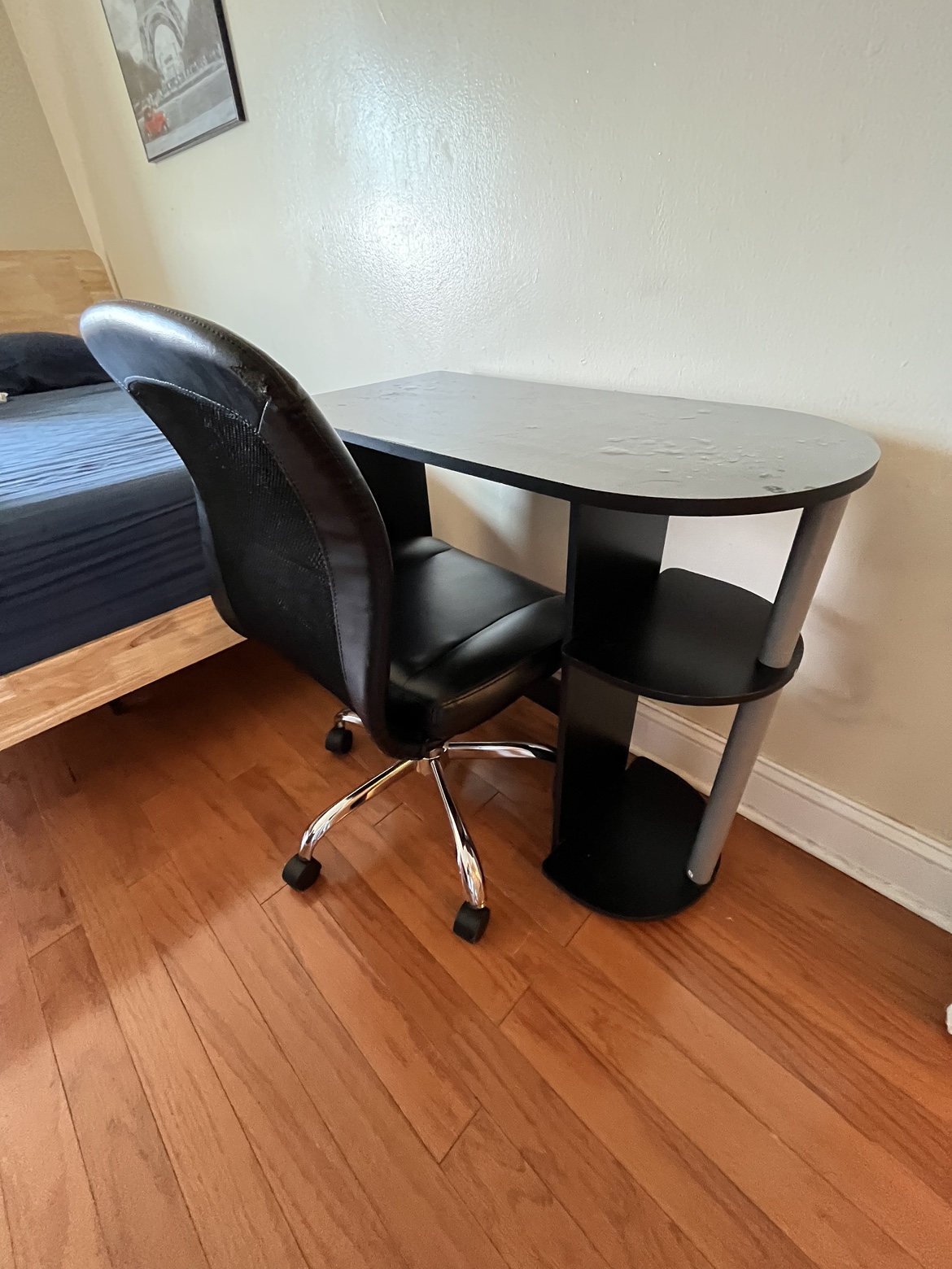 Small working table with chair